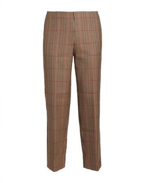 Dries Van Noten Sand Trousers Wool - Brown
