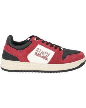 EA7 Trainers Cow Leather, Polyester - Pink