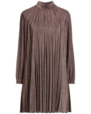 CROCHÈ Minivestido - Gris