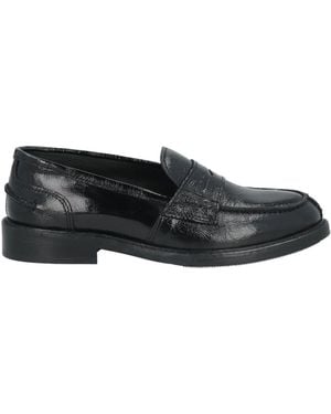 Veni Shoes Loafers Leather - Black