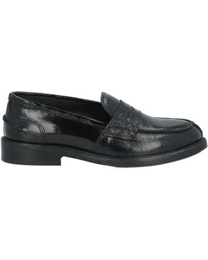 Veni Shoes Loafers Leather - Black
