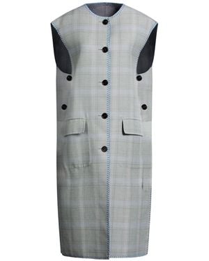 Marni Light Overcoat & Trench Coat Virgin Wool, Polyester - Gray