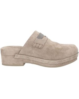 Brunello Cucinelli Mules & Clogs - Grey