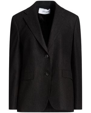 Lardini Blazer Wool, Polyester, Nylon, Viscose, Elastane - Black