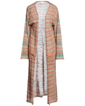 NOCOLD Sand Cardigan Linen, Polyester - Natural