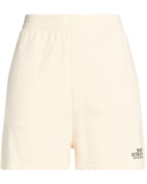 Maison Kitsuné Shorts & Bermuda Shorts Cotton - Natural