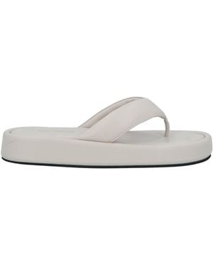 Semicouture Thong Sandal - White