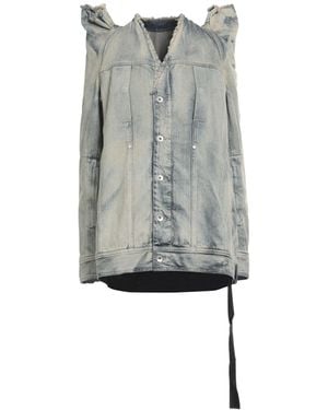 Rick Owens Denim Outerwear Cotton - Grey