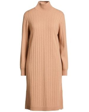 Purotatto Sand Midi Dress Wool, Cashmere - Natural