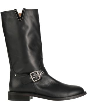 Via Roma 15 Boot Leather - Black