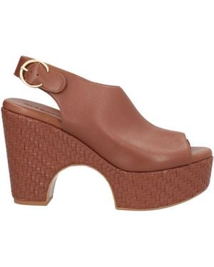 Robert Clergerie Sandals Leather - Brown