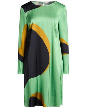 Maliparmi Mini Dress Viscose, Elastane - Green