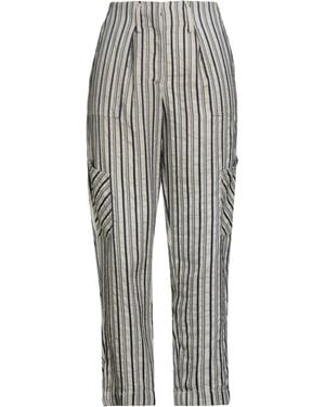 Lorena Antoniazzi Pants Viscose, Cotton, Ramie - Gray