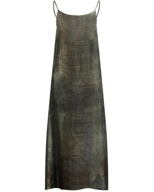 Uma Wang Maxi Dress Viscose, Cupro - Green