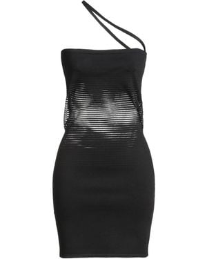 GAUGE81 Mini Dress Recycled Viscose, Polyester - Black