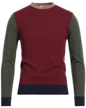 M.Q.J. Burgundy Jumper Polyamide, Wool, Viscose, Cashmere - Red