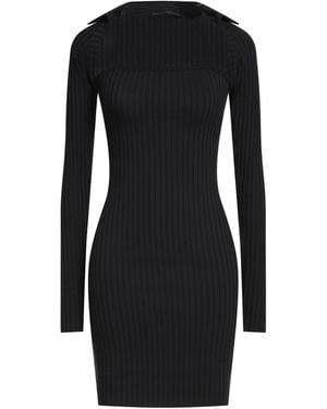 Helmut Lang Mini Dress Pima Cotton, Elastane - Black