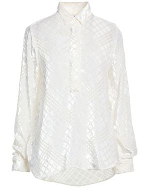 Caliban Cream Top Cotton - White