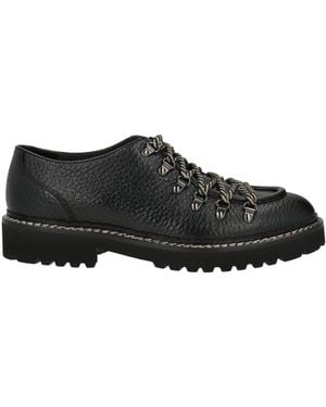 Doucal's Lace-Up Shoes - Black