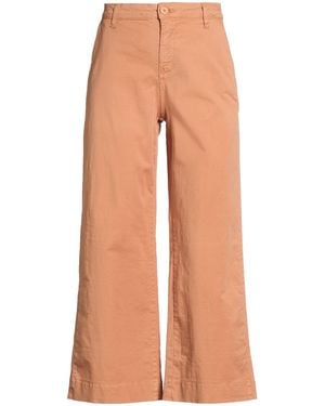 White Wise Light Pants Cotton, Elastane - Natural