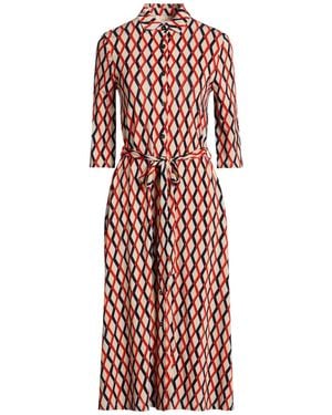 Siyu Midi Dresses - Red