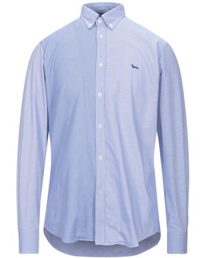 Harmont & Blaine Azure Shirt Cotton - Blue