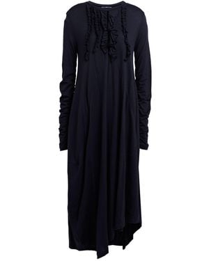 High Use Midnight Midi Dress Wool - Blue