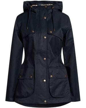 Barbour Midnight Jacket Cotton, Polyamide, Cow Leather - Blue