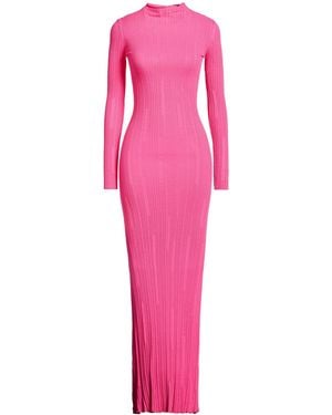 Jacquemus Maxi Dress Viscose, Polyester - Pink