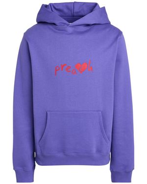 »preach« Sweatshirt Organic Cotton - Blue
