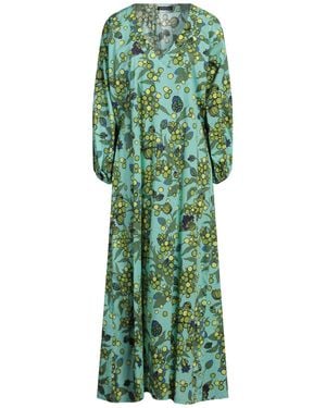 Laura Urbinati Maxi Dress Cotton, Elastane - Green