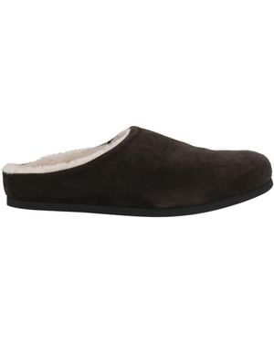 Common Projects Dark Mules & Clogs Leather - Black