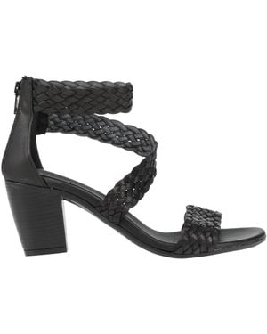 J-SAVE Sandals Leather - Black