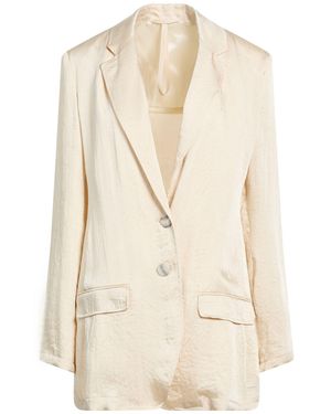 Marella Monochrome Blazer Acetate - Natural
