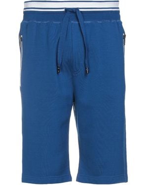 Dolce & Gabbana Shorts & Bermuda Shorts Cotton, Polyester, Elastane - Blue