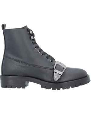 Trussardi Ankle Boots Textile Fibers - Gray