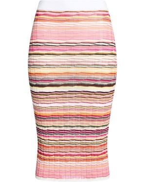 Missoni Midi Skirt Cotton, Viscose, Polyamide, Elastane - Pink