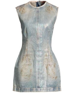 Acne Studios Mini Dress Cotton - Blue
