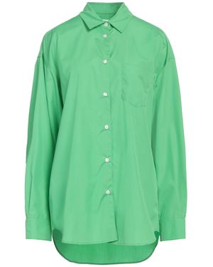 Samsøe & Samsøe Organic Cotton Poplin Shirt - Green