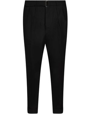 Officine Generale Trousers Virgin Wool - Black
