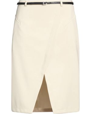 Liu Jo Midi Skirt Polyester, Elastane - Natural