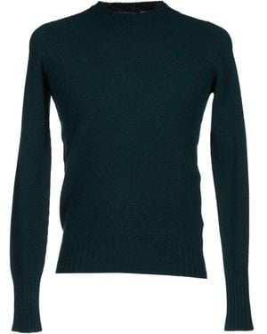 Drumohr Dark Sweater Geelong Wool - Blue