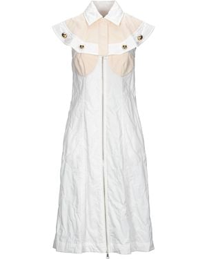 2 Moncler 1952 Midi Dress - White