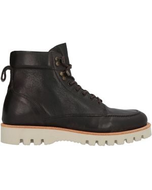 Oliver Sweeney Dark Ankle Boots Leather - Black