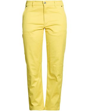 Moschino Pants Cotton, Elastane - Yellow
