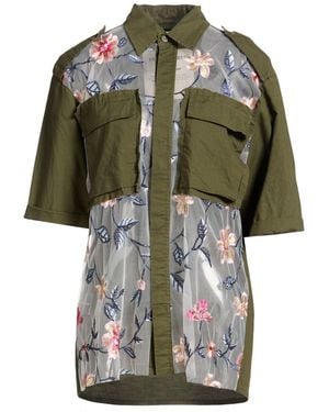 FRONT STREET 8 Military Shirt Cotton - Green