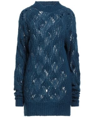 Dondup Deep Turtleneck Virgin Wool, Polyamide, Alpaca Wool - Blue