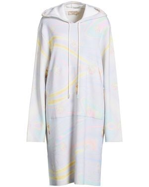 Maison Kitsuné Midi-Kleid - Weiß