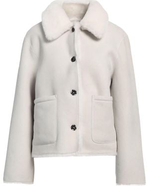 TRUE RELIGION Shearling & Teddy - White