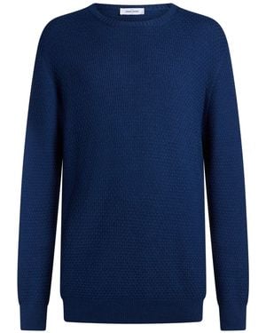 Gran Sasso Sweater Virgin Wool - Blue